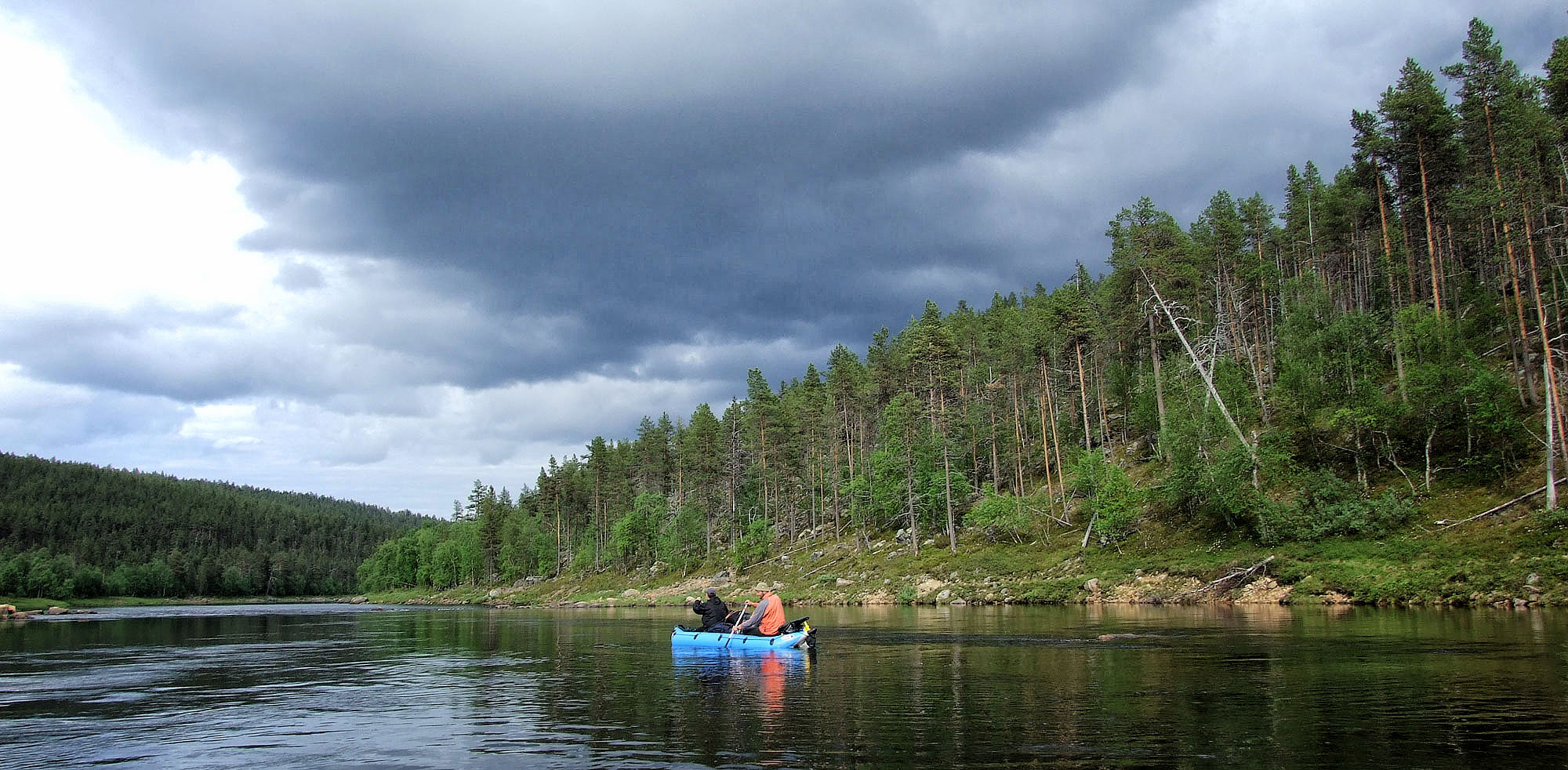 Ivalojoki zlatonosná řeka v Laponsku