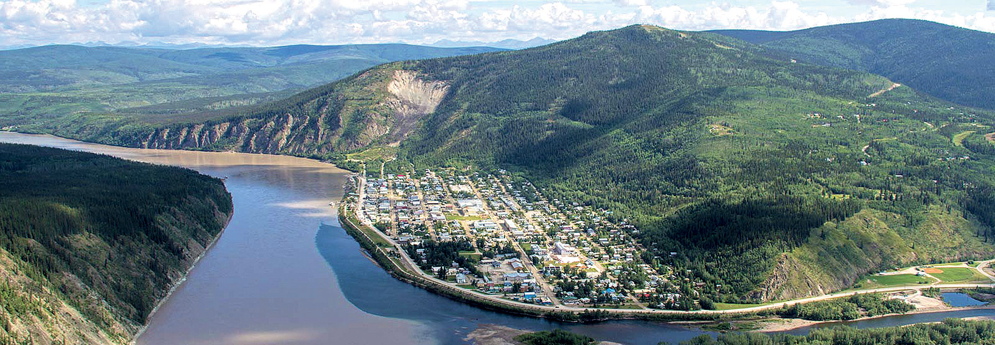 Dawson City z letadla