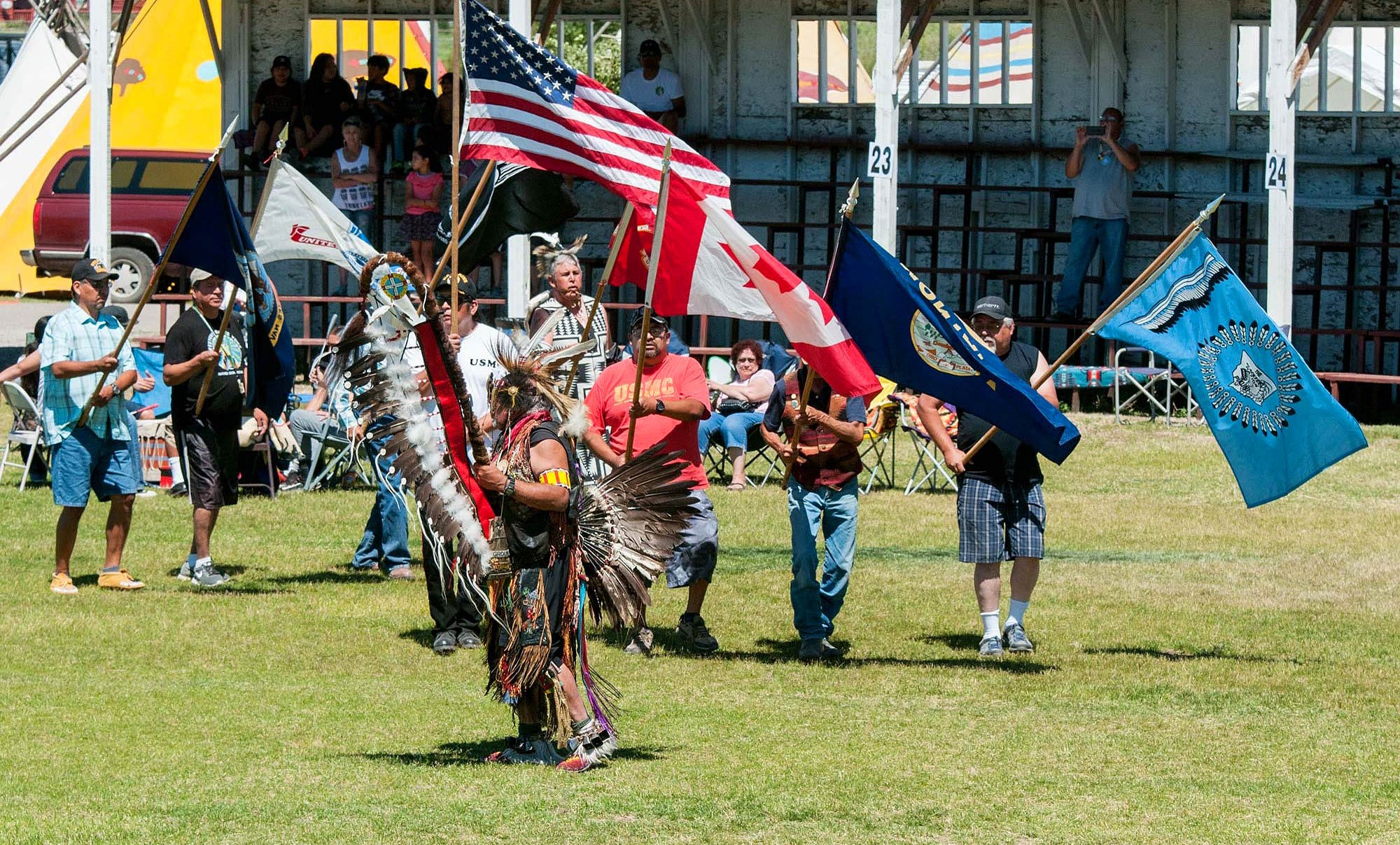 Rodeo a pow wow u Černých noh