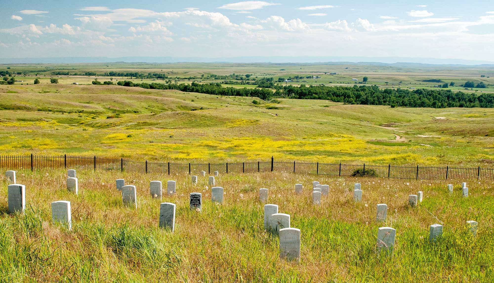 Hřbitov na bojišti u Little Big Horn