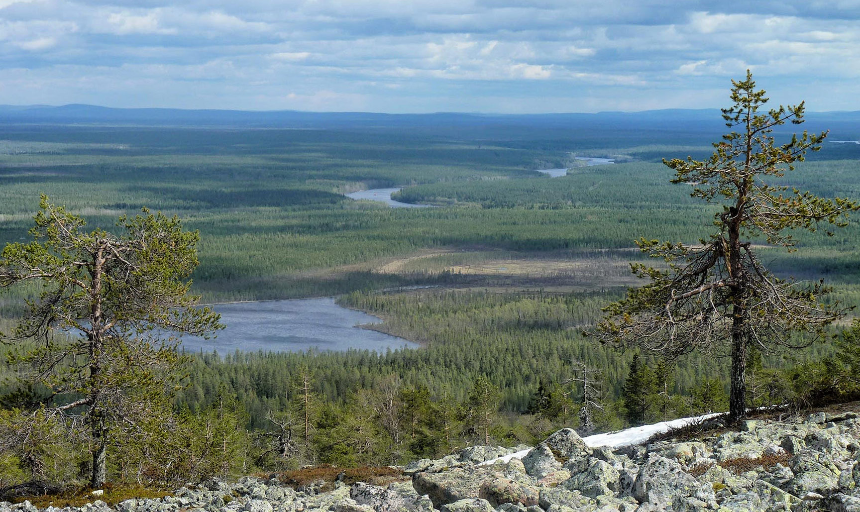 Luosto park v Laponsku