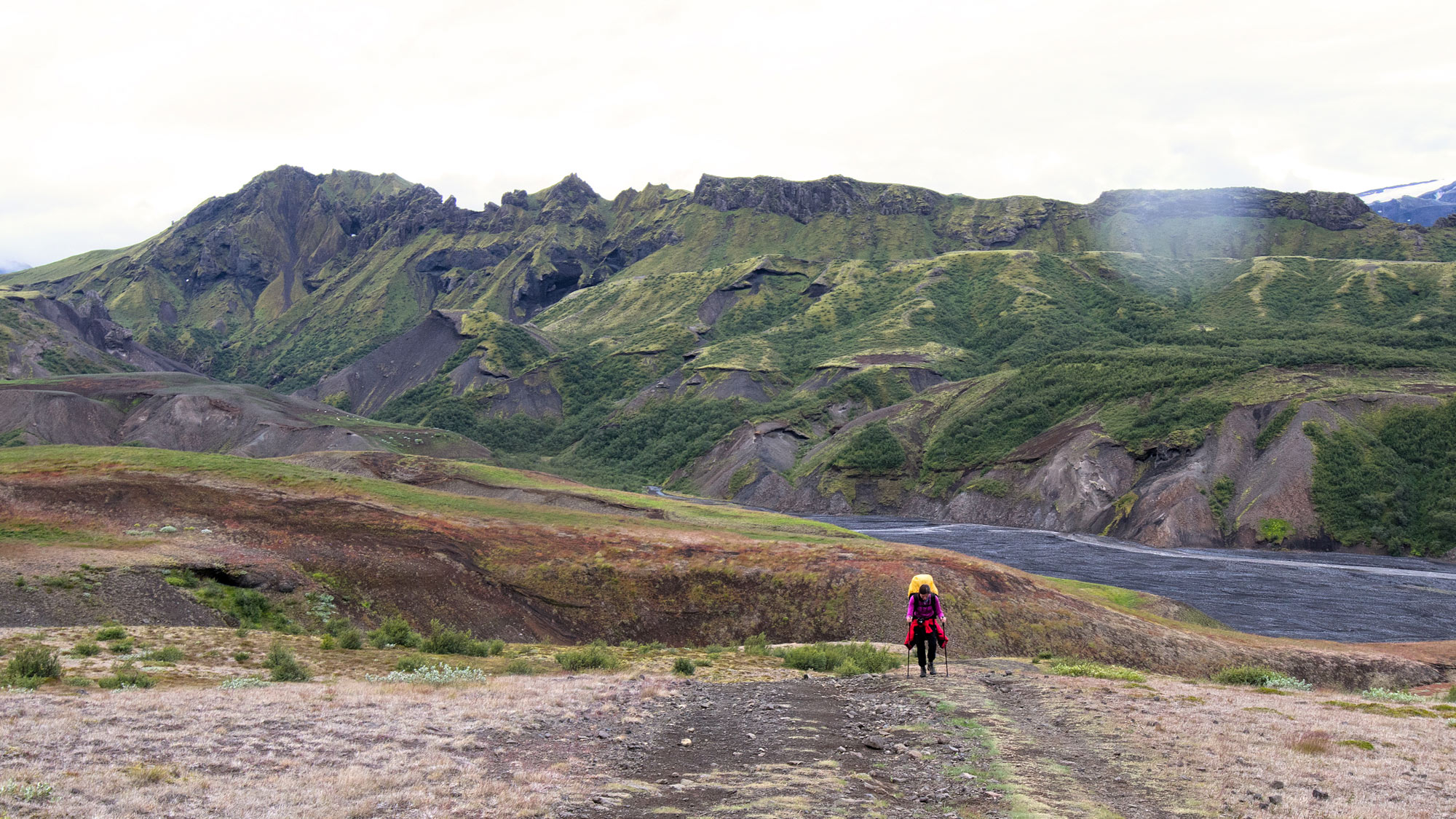 Laugavegur trek Island