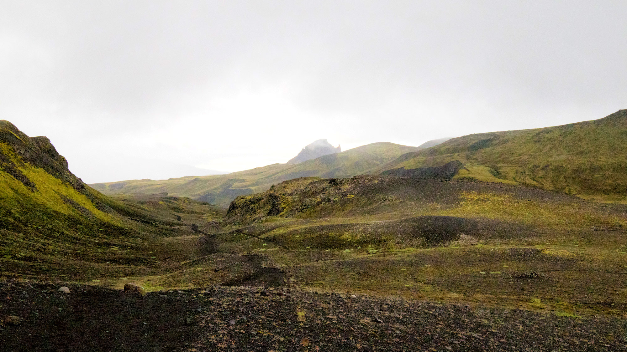 Laugavegur trek Island