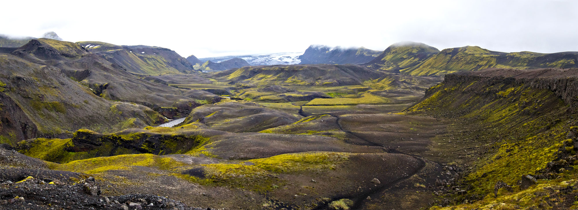 Laugavegur trek Island