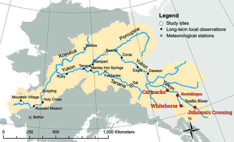 Yukon River maps